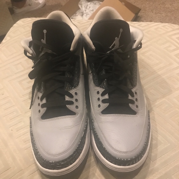 Jordan Retro 3 wolf grey size 14 main image 6